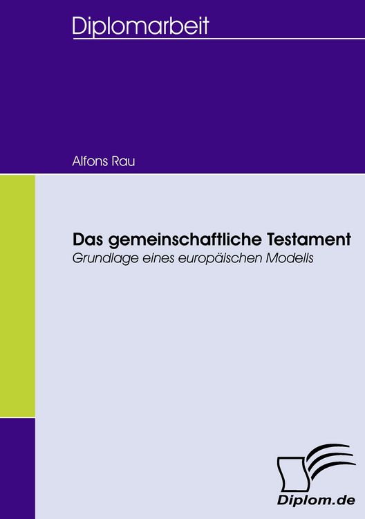 Produktbild: Das gemeinschaftliche Testament