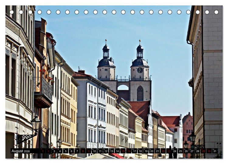 Produktbild: Rund um Martin Luther (Tischkalender 2026 DIN A5 quer), CALVENDO Monatskalender