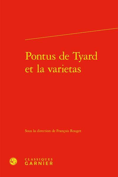 Produktbild: Pontus de Tyard et la Varietas