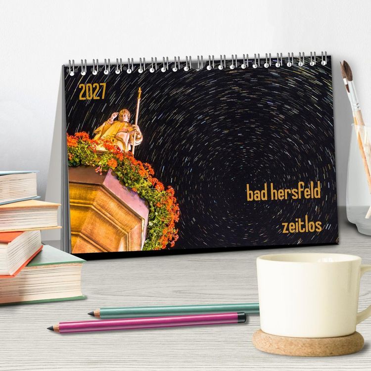 Produktbild: bad hersfeld zeitlos (Tischkalender 2027 DIN A5 quer), CALVENDO Monatskalender