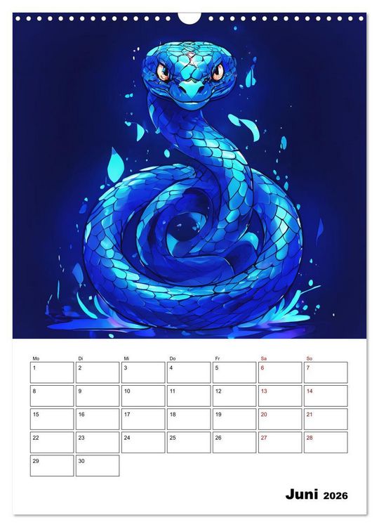 Produktbild: Tierisches Horoskop (Wandkalender 2026 DIN A3 hoch), CALVENDO Monatskalender
