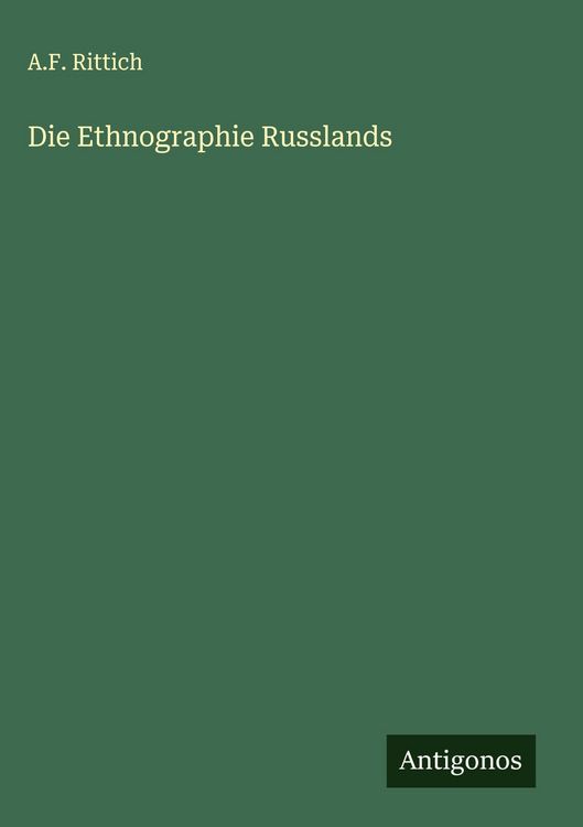 Produktbild: Die Ethnographie Russlands