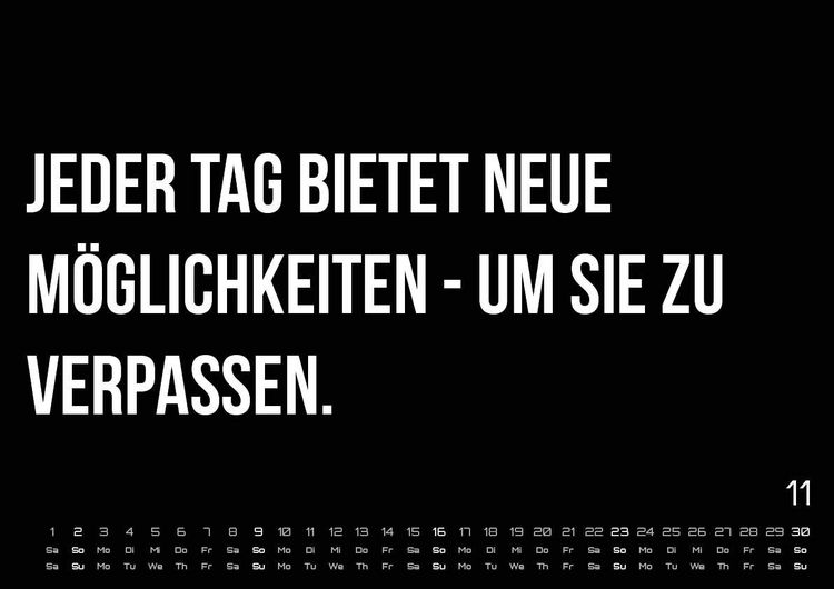 DEMOTIVATION 2025 - dein demotivierender Begleiter - Kalender DIN A3