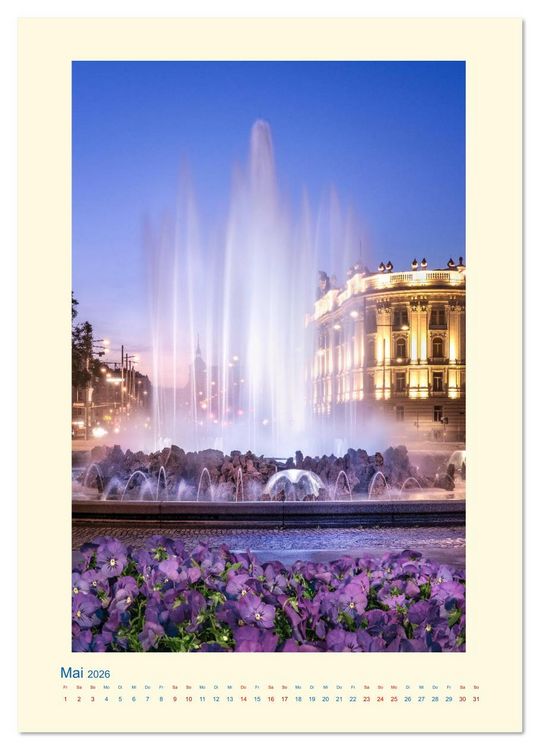 Produktbild: Meine sch&ouml;ne Stadt - ein Spaziergang durch Wien (hochwertiger Premium Wandkalender 2026 DIN A2 hoch), Kunstdruck in Hochglanz
