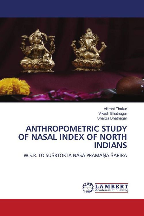 Produktbild: ANTHROPOMETRIC STUDY OF NASAL INDEX OF NORTH INDIANS