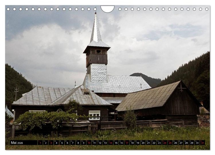 Produktbild: Entlang der Wassertalbahn - Auf schmaler Spur im Norden Rum&auml;niens (Wandkalender 2026 DIN A4 quer), CALVENDO Monatskalender