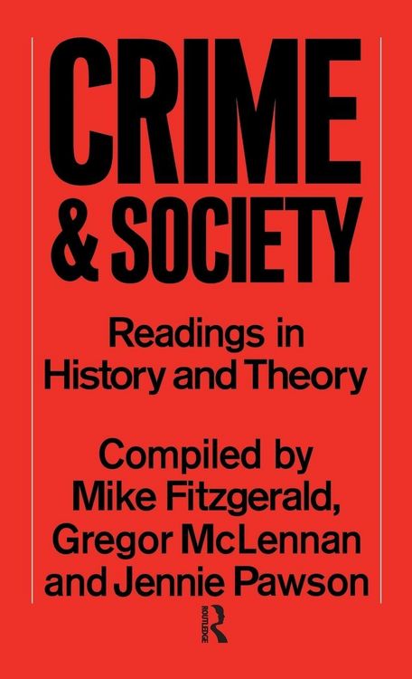 Produktbild: Crime and Society
