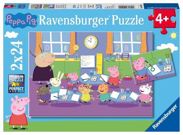 Bild vom Artikel Puzzle Ravensburger PP: Peppa in der Schule 2 X 24 Teile vom Autor 
