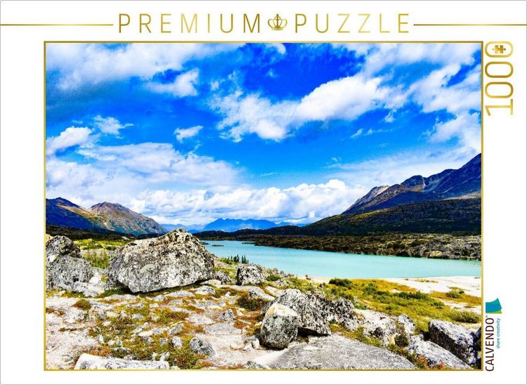 Produktbild: CALVENDO Puzzle Ein Motiv aus dem Kalender Entdecke den Yukon | 1000 Teile Lege-Gr&ouml;&szlig;e 64x48cm Foto-Puzzle f&uuml;r gl&uuml;ckliche Stunden