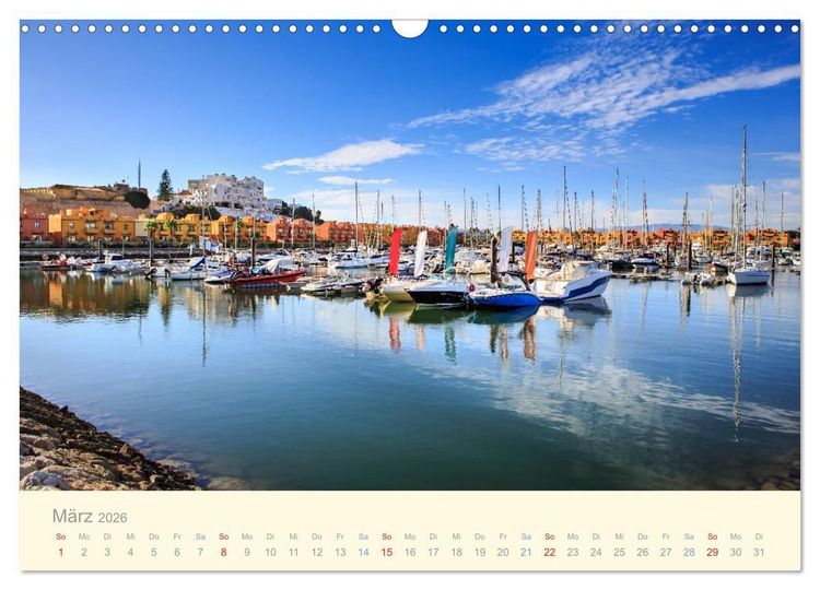 Produktbild: Algarve - Portugals goldene K&uuml;ste (Wandkalender 2026 DIN A3 quer), CALVENDO Monatskalender