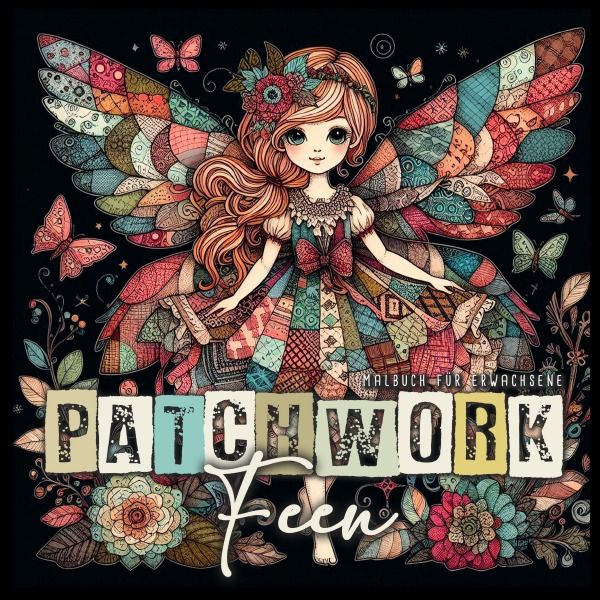 Produktbild: Patchwork Feen Malbuch f&uuml;r Erwachsene