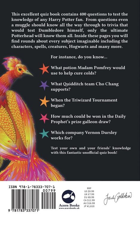 Produktbild: Harry Potter - The Ultimate Quiz Book