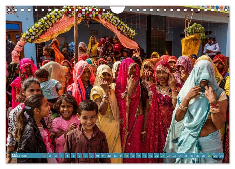 Produktbild: Indien Goldenes Dreieck (Wandkalender 2026 DIN A4 quer), CALVENDO Monatskalender