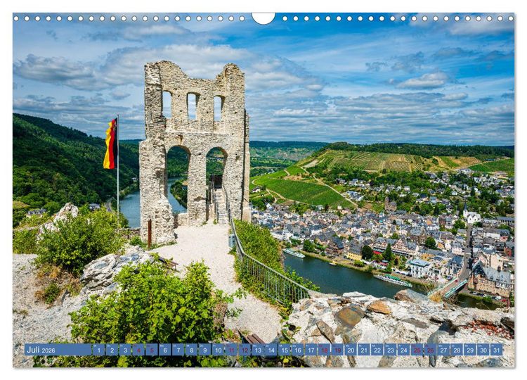 Produktbild: Mosel-Burgen (Wandkalender 2026 DIN A3 quer), CALVENDO Monatskalender