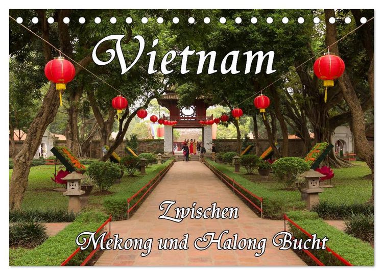 Produktbild: Vietnam - Zwischen Mekong und Halong Bucht (Tischkalender 2026 DIN A5 quer), CALVENDO Monatskalender