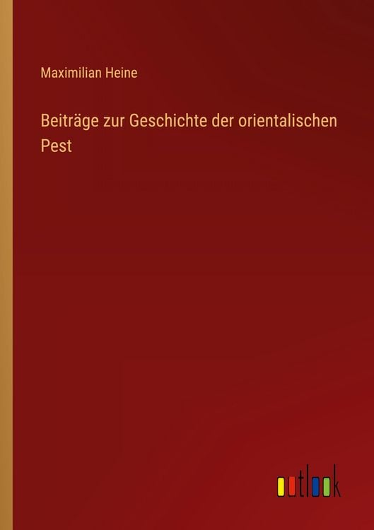 Produktbild: Beitr&auml;ge zur Geschichte der orientalischen Pest