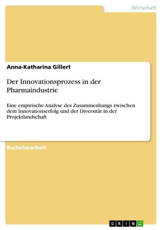 Produktbild: Der Innovationsprozess in der Pharmaindustrie