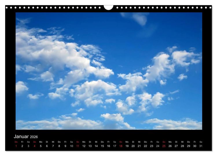 Produktbild: Wolkenbilder (Wandkalender 2026 DIN A3 quer), CALVENDO Monatskalender
