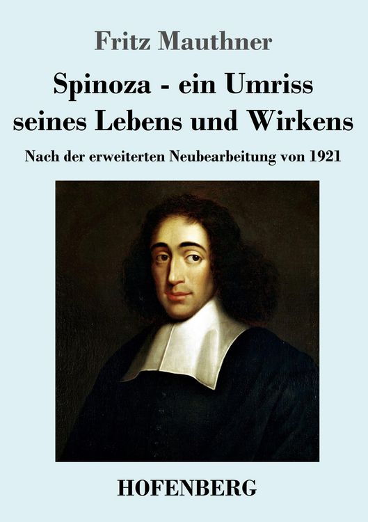 Produktbild: Spinoza - ein Umriss seines Lebens und Wirkens