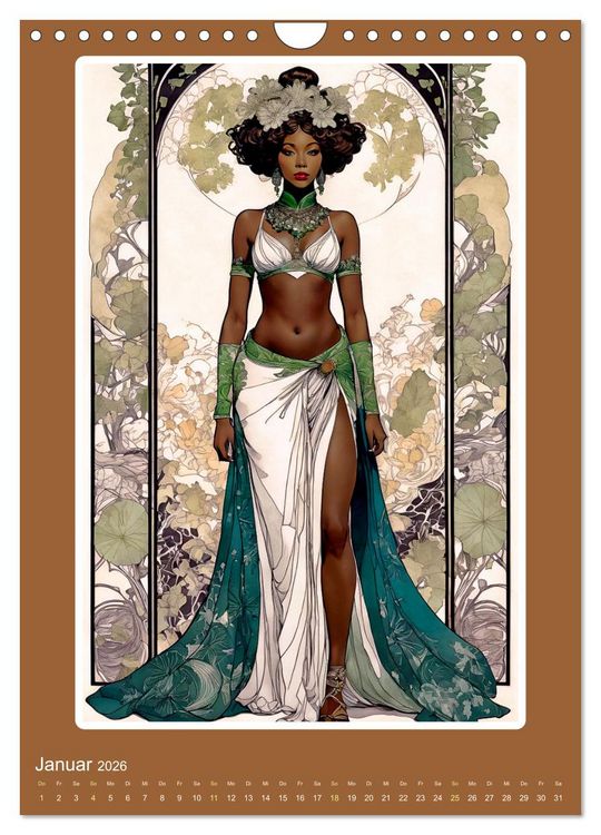 Produktbild: Illustrationskunst der Belle &Eacute;poque (Wandkalender 2026 DIN A4 hoch), CALVENDO Monatskalender