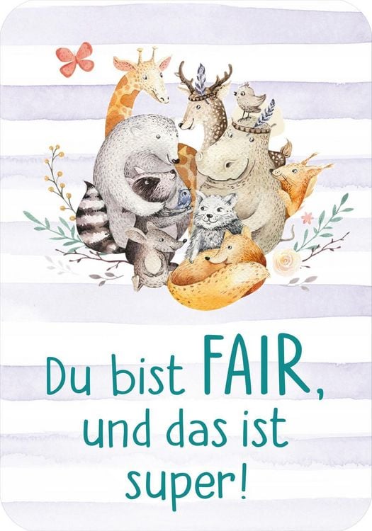 Produktbild: Mutmachkarten &ndash; Dino (Aquarelloptik)