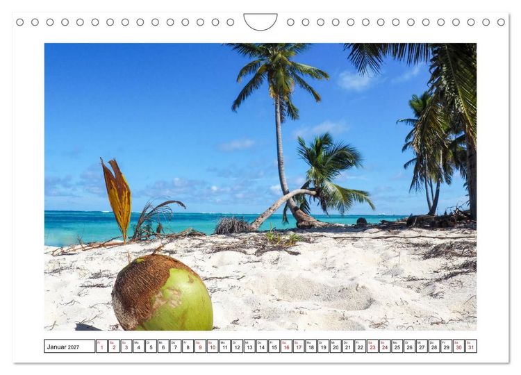 Produktbild: Dominikanische Karibik (Wandkalender 2027 DIN A4 quer), CALVENDO Monatskalender