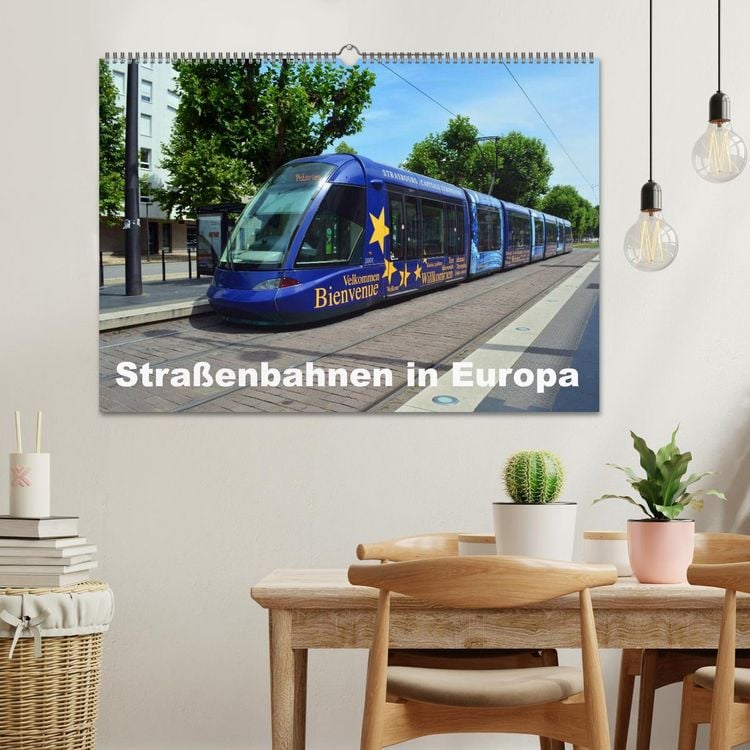Produktbild: Stra&szlig;enbahnen in Europa (Wandkalender 2026 DIN A2 quer), CALVENDO Monatskalender