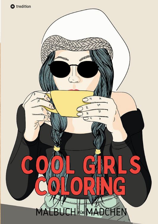 Produktbild: Malbuch f&uuml;r M&auml;dchen Cool Girls Coloring f&uuml;r Teenager, Jugendliche, Tweens, S&uuml;&szlig;e Malseiten Geschenk Weihnachten Zum Wichteln Adventszeit Winterzeit Sil