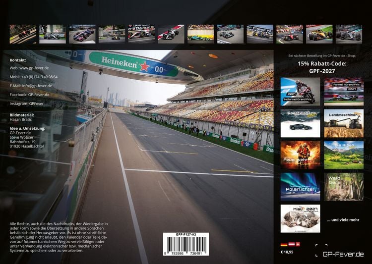 Produktbild: Formel 1 - Grand Prix - 2027 - F1 Kalender DIN A3