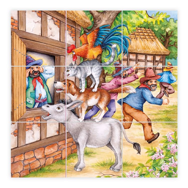 Produktbild: TR&Ouml;TSCH - Bilderw&uuml;rfel Puzzle M&auml;rchen | Ab 2 Jahren