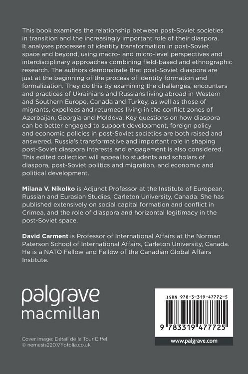 Produktbild: Post-Soviet Migration and Diasporas