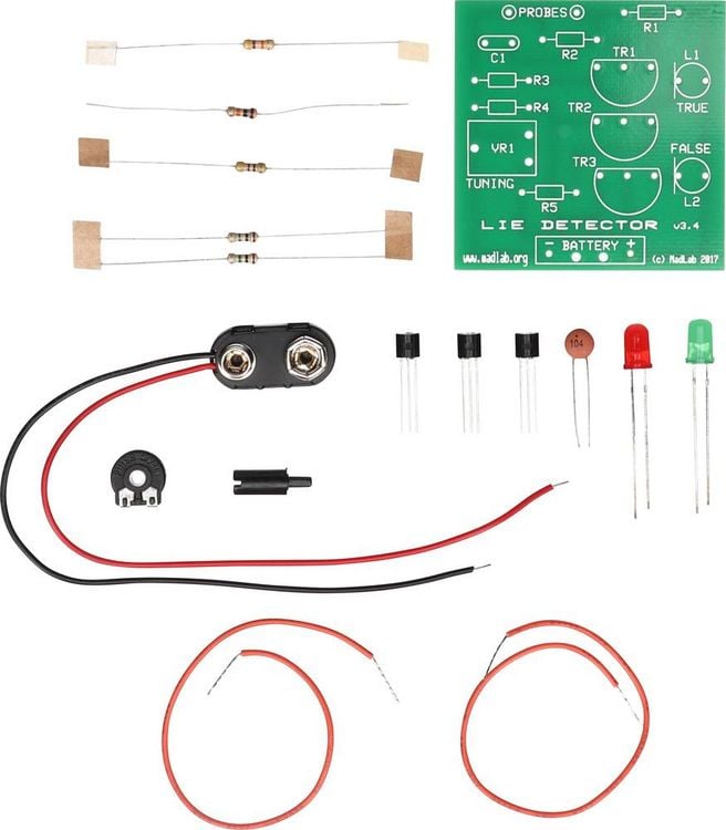 Produktbild: Whadda WSG106 L&uuml;gendetektor Ausf&uuml;hrung (Bausatz/Baustein): Bausatz 9V
