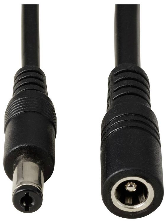 Produktbild: TRU COMPONENTS TC-13232712 DC-Steckverbinder Buchse - Stecker 5.5mm 2.1mm 41.2cm 1St.