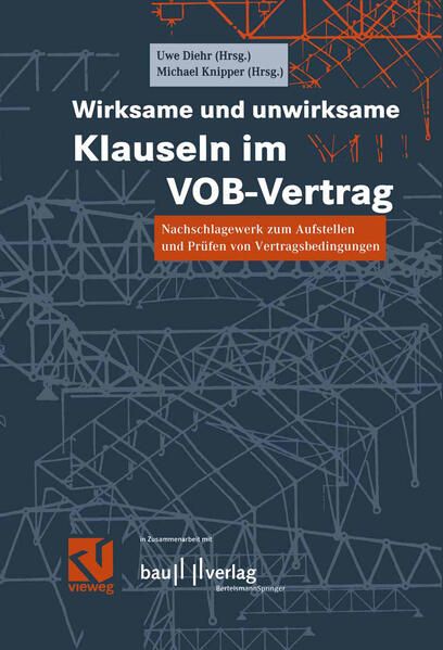 Produktbild: Wirksame und unwirksame Klauseln im VOB-Vertrag