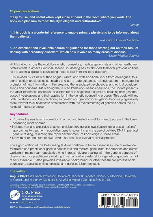 Produktbild: Harper's Practical Genetic Counselling, Eighth Edition