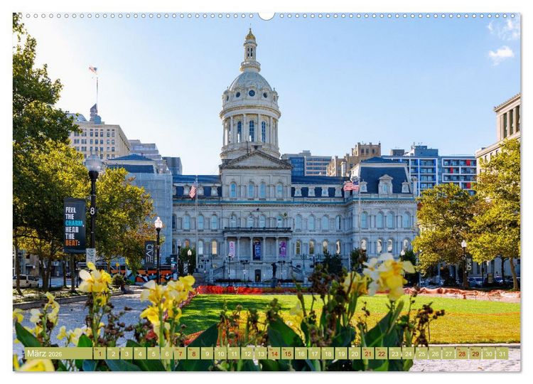 Produktbild: Baltimore. Maritimer Charme an der Ostk&uuml;ste der USA (hochwertiger Premium Wandkalender 2026 DIN A2 quer), Kunstdruck in Hochglanz
