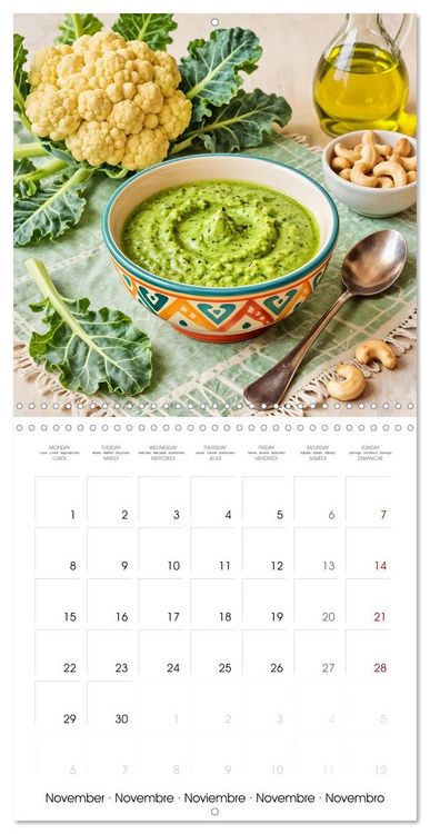 Produktbild: Zero Waste Pesto - From Scraps to Color &ndash; Vibrant Kitchen Magic (Wall Calendar 2027 12 &times; 12 Inch) CALVENDO 12 Month Wall Calendar