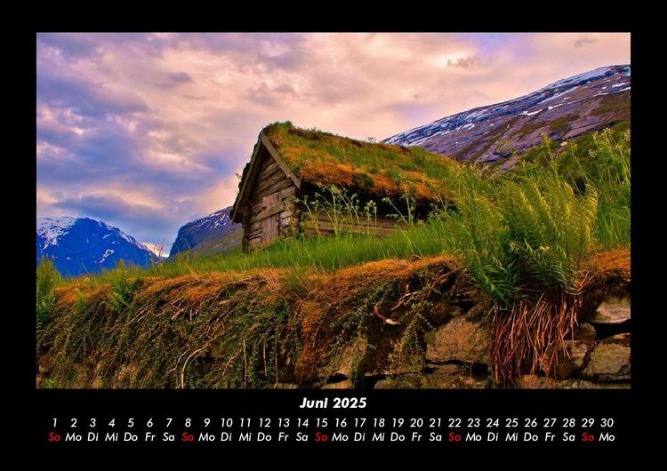 Produktbild: Berglandschaften 2025 Fotokalender DIN A3