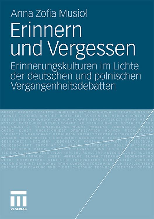 Produktbild: Erinnern und Vergessen