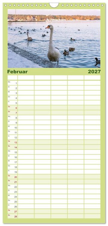 Produktbild: Familienplaner 2027 - Berlin rund ums Jahr mit 5 Spalten (Wandkalender, 21 x 45 cm) CALVENDO