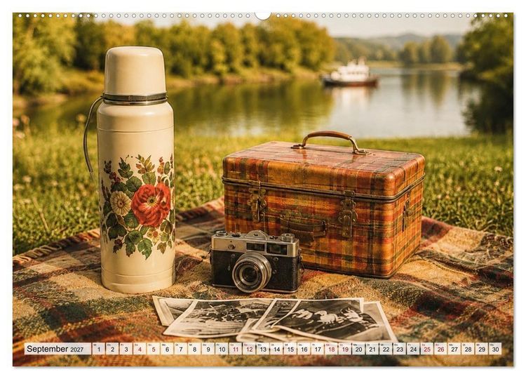 Produktbild: Nostalgische Augenblicke (Wandkalender 2027 DIN A2 quer), CALVENDO Monatskalender