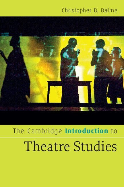 Produktbild: The Cambridge Introduction to Theatre Studies
