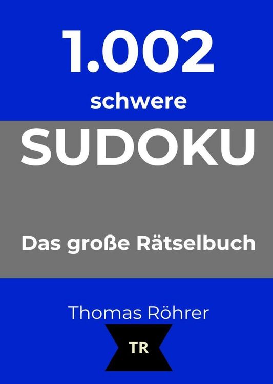 Produktbild: 1.002er Sudoku schwer