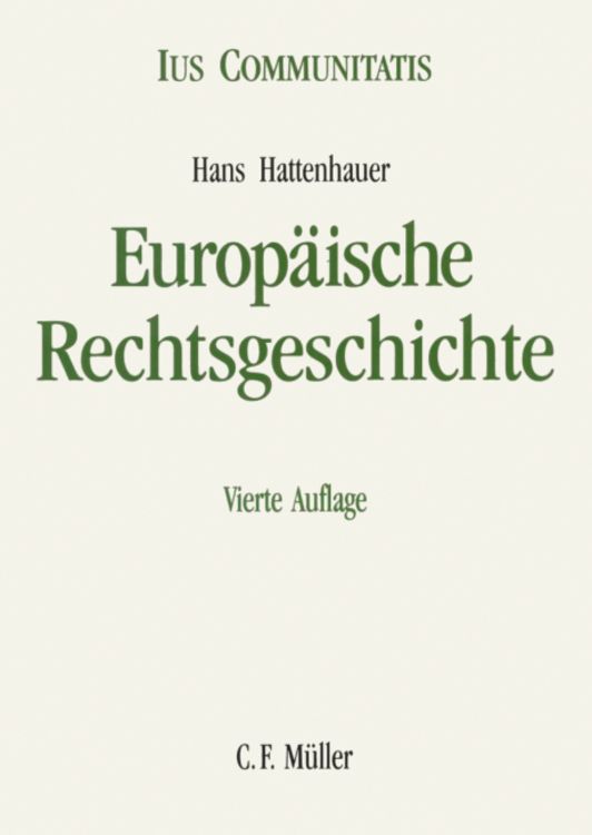 Produktbild: Europ&auml;ische Rechtsgeschichte