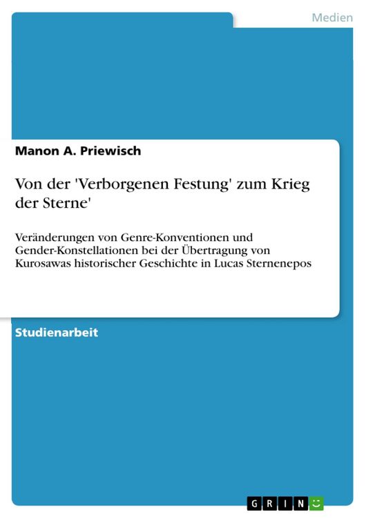 Produktbild: Von der 'Verborgenen Festung' zum Krieg der Sterne'