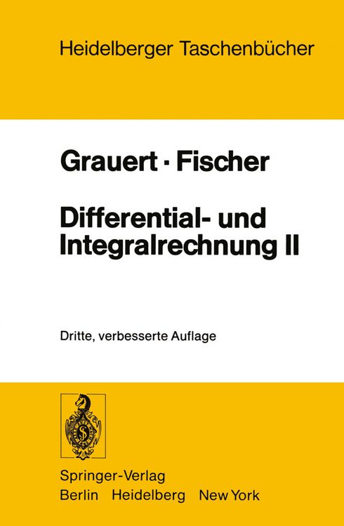 Produktbild: Differential- und Integralrechnung II