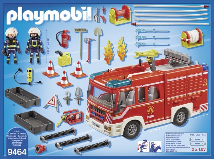 Produktbild: PLAYMOBIL&reg; 9464 City Life Feuerwehr-R&uuml;stfahrzeug