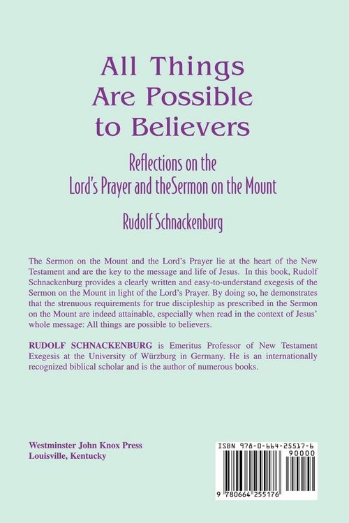 Produktbild: All Things Are Possible to Believers
