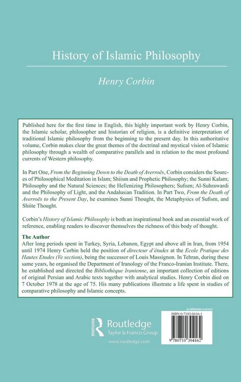 Produktbild: History Of Islamic Philosophy