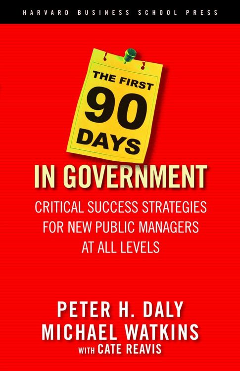 Produktbild: The First 90 Days in Government